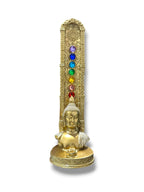 PORTA INCIENSO BUDA CON 7 CHAKRAS
