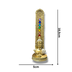 PORTA INCIENSO BUDA CON 7 CHAKRAS