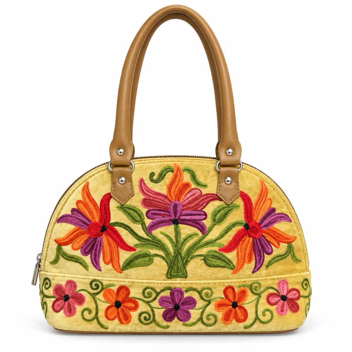 Cartera Bordado A Mano