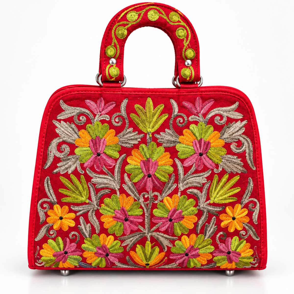 Cartera Artesanal Hindú  Bordado A Mano