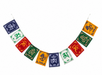 Bandera Tibetana De Felpa 10 X 7 Cm Longitud 1 Metro