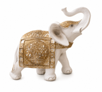 Elefante mediano Blanco