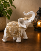 Elefante mediano Blanco
