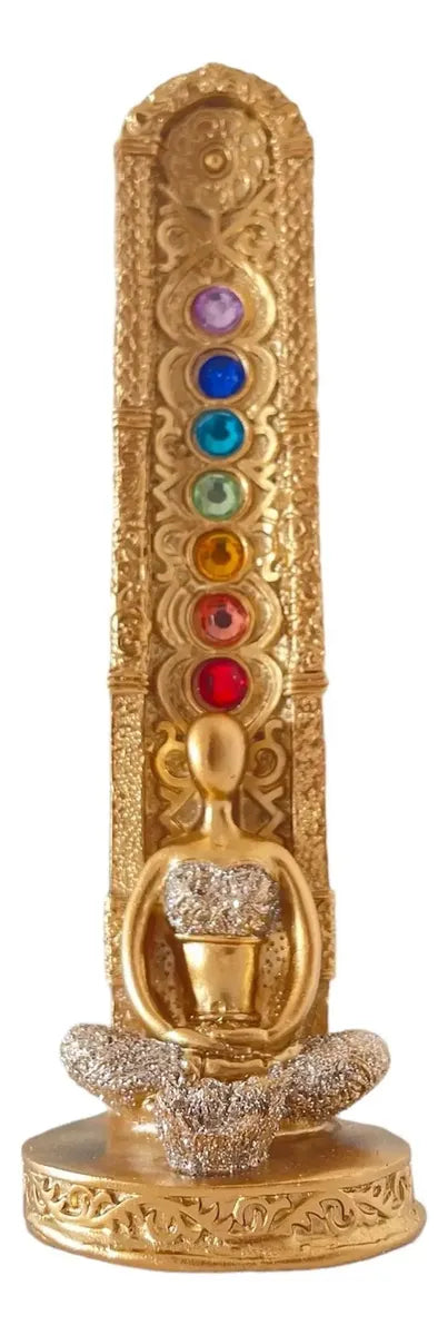 PORTA INCIENSO CON LOS 7 CHAKRAS