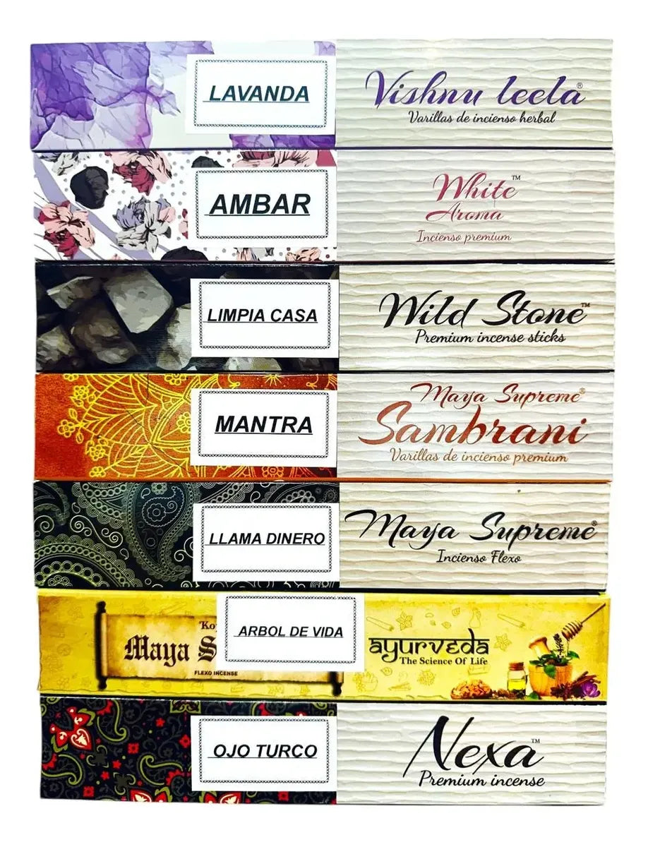 IIncienso Masala ( Pack X 12 Cajas ) Surtido