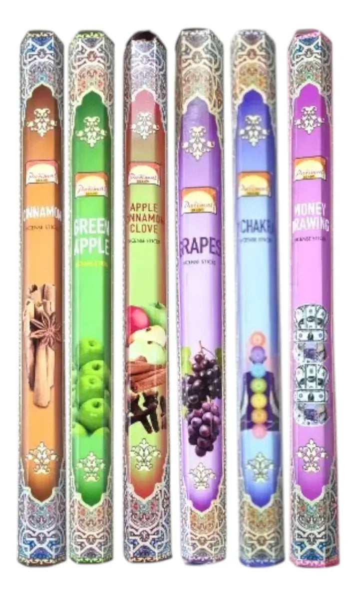 Incienso Jumbo  Parimal Pack de 6 Surtido