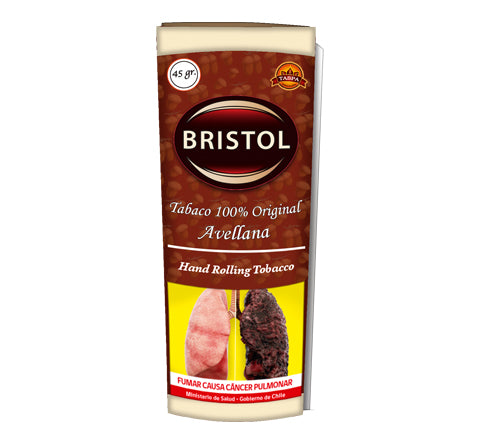Tabaco Bristol Avellana, paquete de 45 gr.