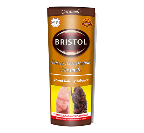 Tabaco Bristol Caramelo, paquete de 45 gr.