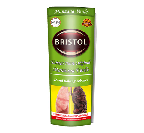Tabaco Bristol Manzana, paquete de 45 gr.