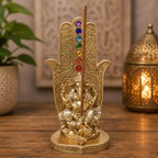 PORTA INCIENSO GANESHA CON LA MANO DE FATIMA
