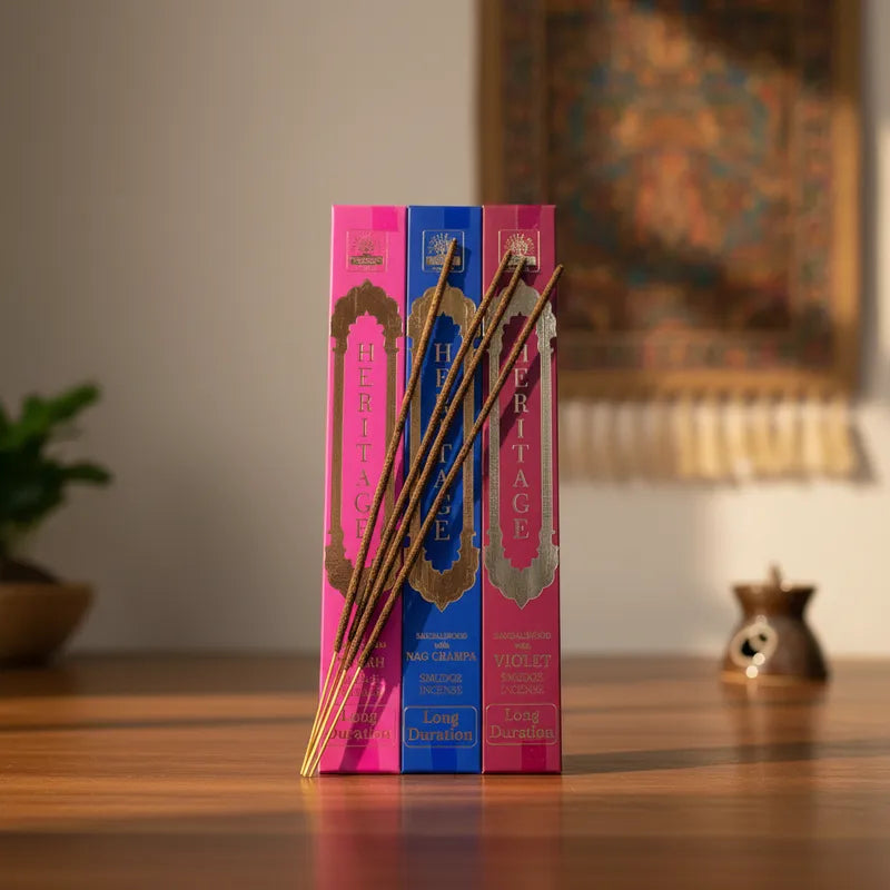 Incienso Jumbo Namaste India Orgánico – Pack 6 Aromas Surtidos