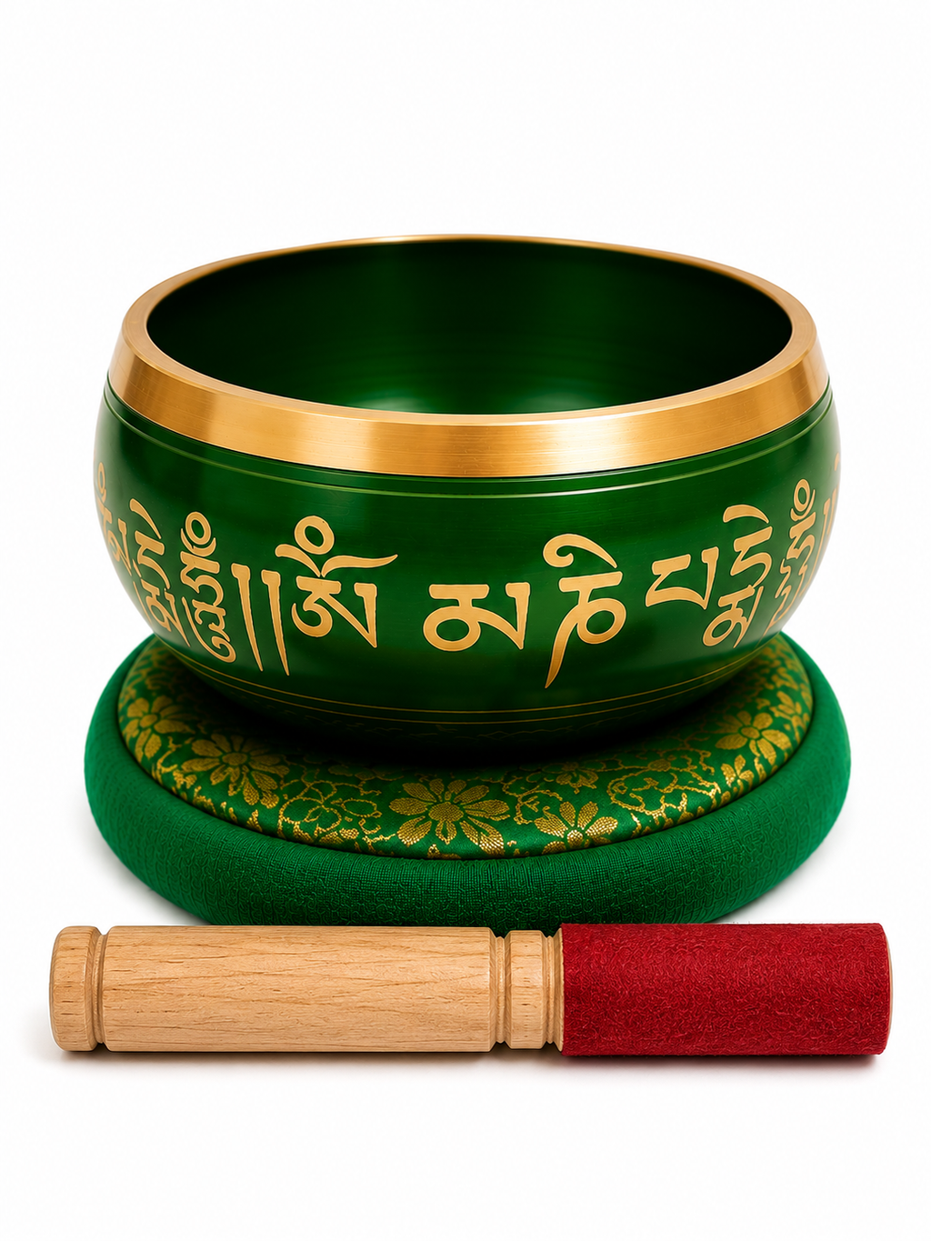 Cuenco Tibetano Metales de 1k Verde