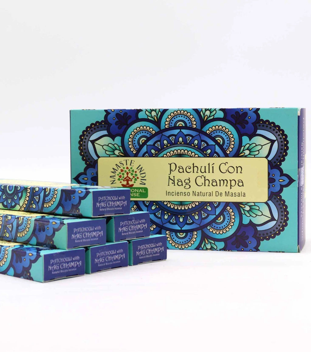 Incienso Namaste India Nag Champa y Patchouli
