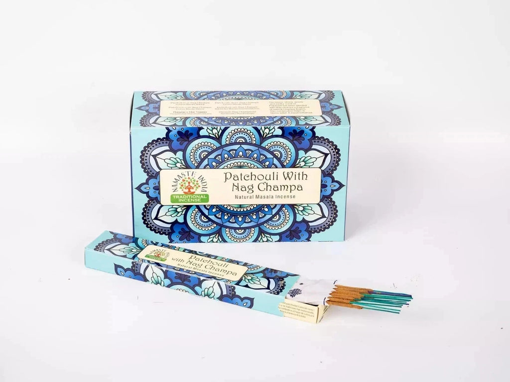Incienso Namaste India Nag Champa y Patchouli